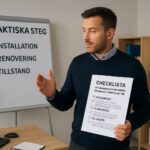 Checklista för dina nästa beslut kring installation, tillstånd och smarta val